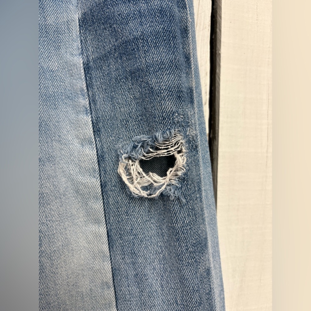 Free People Two Tone Blue Jeans size 24 - Picture 6 of 12